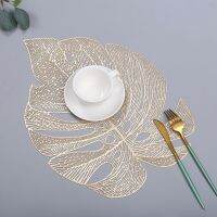 【CC】 Hollow Leaves Non-slip Mats Placemat Coaster Insulation Dish Cup Table Hotel 51181