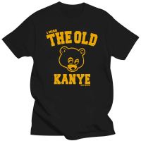 Mens Clothing Kanye West I Miss The Old Kanye College Dropout Tshirt Hiphop Stickers Short Sleeves T Shirt Men Gildan