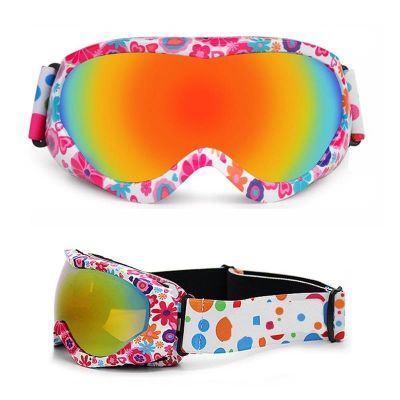 Ski Goggles Kids Alpine Skiing Goggles Winter Sports Dual Lens Anti Fog UV Protection Gogle Snow Glasses Cycling