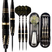 3 Pcs Professional Comition Replaceable Sticks Needle Tip Darts Set with Storage Case Throwing Hard Dart