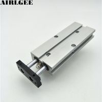 ✌✑✵ TN10x60 Alloy Double-shaft Dual Rod Slide Guiding Bore 10mm Stroke 60mm Pneumatic Air Cylinder