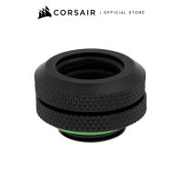 CORSAIR Cooler Hydro X Series XF Hard 12mm OD Fitting Four Pack — Black