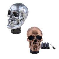 Manual Gear Shift Knob Shifter Lever Knob Halloween Alien Skull Head Gear Knob Pomo Marchas Universal Car Accessories