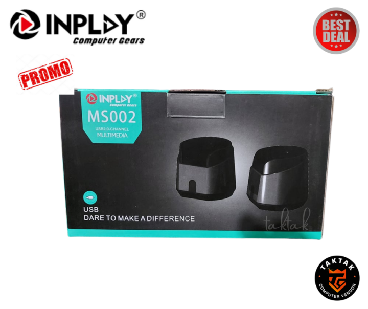 INPLAY SPEAKER MS002 | MS003 USB 2.0 MULTIMEDIA SPEAKER SYSTEM | Lazada PH