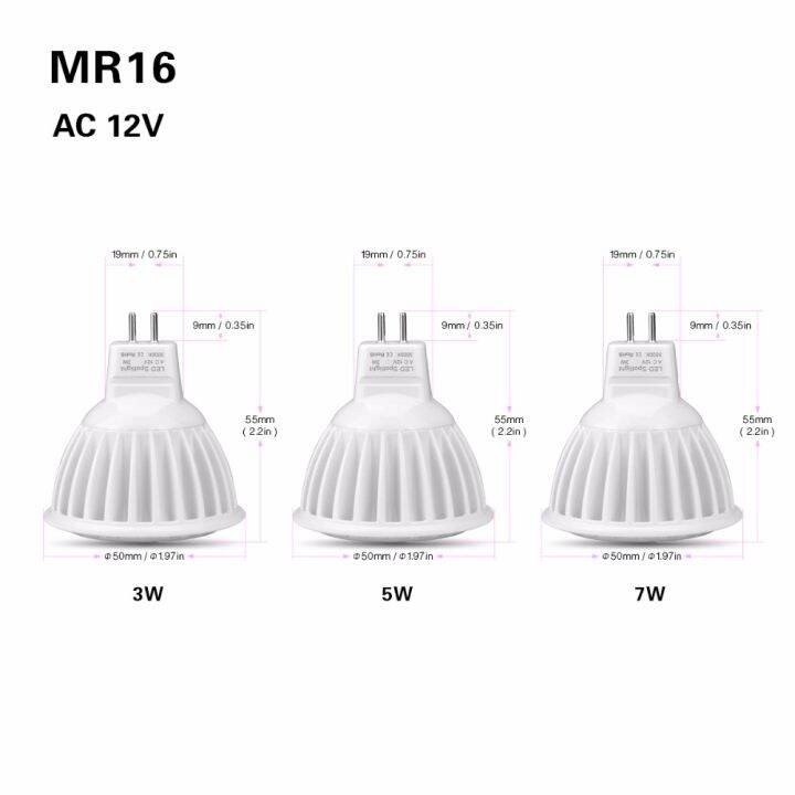 worth-buy-หลอดสปอร์ตไลท์-led-gu5-3อลูมิเนียมหรี่แสงได้220v-110v-mr16-gu-10โคมไฟ-led-3w-5w-7w-mr16-led-12v-สปอตไลท์หรี่แสงได้-gu10-mr16