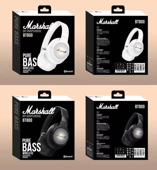 หูฟังบลูทูธ-หูฟังไร้สาย-tws-marshall-รุ่น-bt800-bluetooth-หูฟังเสียงดี-สายเกมสายฟังเพลง-ฟังเพลง-เบสแน่น-สวมใส่สบาย