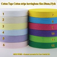 Free shipping-DIY 100% Cotton tape size:2cm 15yds/lot 20mm 3/4" herringbone/ twill cotton tape/Cotton webbing/sewing tape