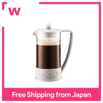  Bodum 10948-01BUS Brazil French Press Coffee and Tea Maker, 12  Ounce, Black: Home & Kitchen