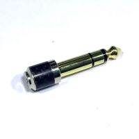 ◙✺ HiFi Carbon Fiber Gold Plated 6.35 To 3.5 Adapter Electric Piano Headset Audio Converter