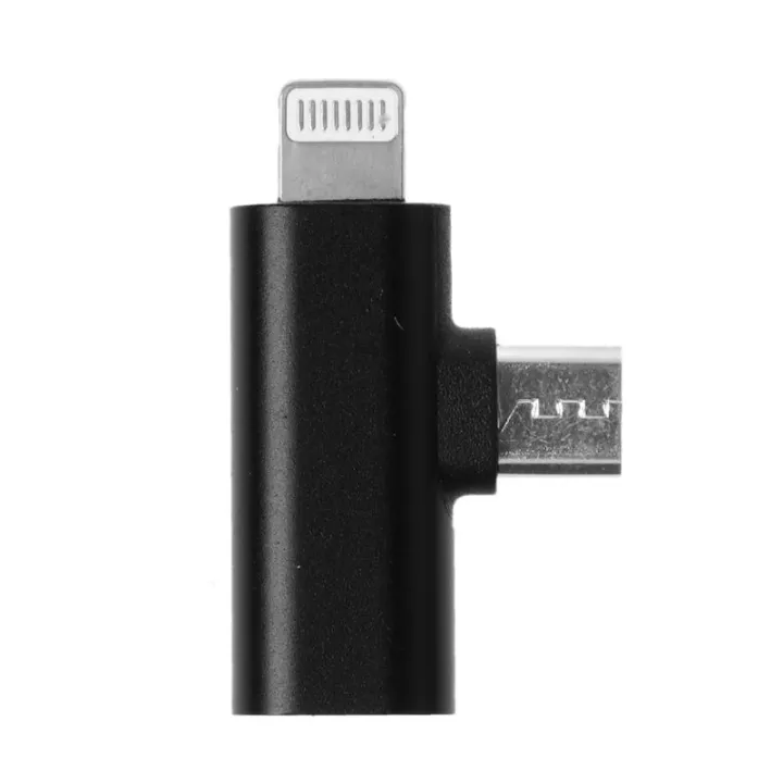 Aluminium Alloy Type C Female To Micro Usb Lightning Male Adapter Converter Connector For 8155