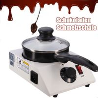 Electric Chocolate Cheese Melting Machine Mini Ceramic Non-Stick Pot Tempering Cylinder Melter Pan Single Pan Ceramic