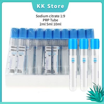 【LZ】❆☌  Tubo De Coleta De Sangue A Vácuo tubos De PT Estéril Descartáveis Teste De Laboratório Parte Superior Azul Tubo PRP 1: 950 Pcs por lote