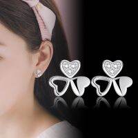 [COD] Qiaolanxuan imitation earrings style womens clover sweet one piece batch