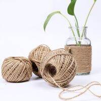 10/50/100mDIY Natural Jute Twine Burlap String Rope Party Wedding Gift Wrapping Cords Thread  Florists Craft Decor General Craft