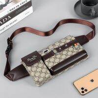 ◆■❉ New Durable Mobile Phone Bag Mens Good-looking Chest Bag Waterproof Travel Shoulder Bag Mens Messenger Bag Personalized Waist Bag