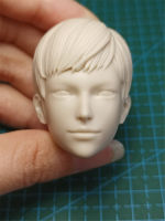 16 Scale ผมสั้นสาวหัว Sculpt สำหรับ12นิ้ว Action Figure ตุ๊กตา Unpainted Head Sculpt No.415