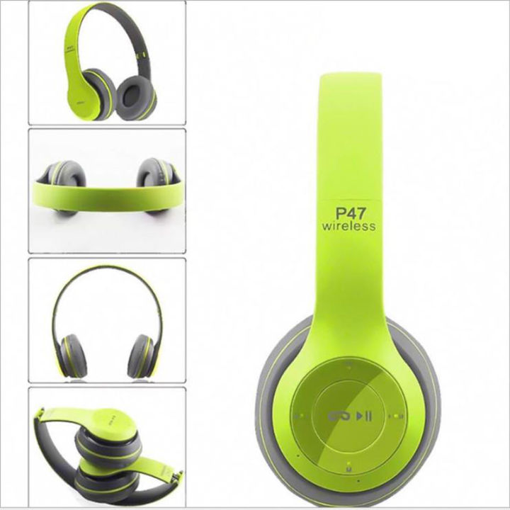 ราคาสุดช๊อคหูฟังบลูทูธ-หูฟังbluetooth-หูฟังไร้สายheadphone-stereo-รุ่น-p47-stereo-headphones