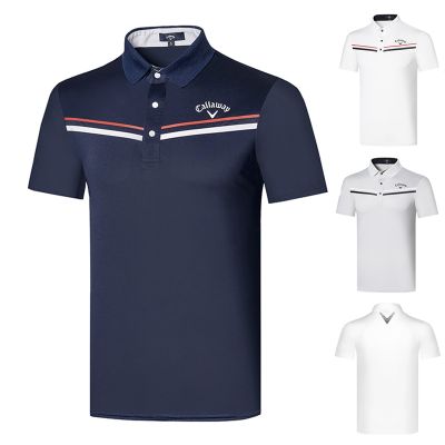 XXIO Honma Titleist DESCENNTE SOUTHCAPE Malbon Odyssey✼❖  Golf mens T-shirt summer casual trend sports top outdoor moisture wicking team uniform non-ironing