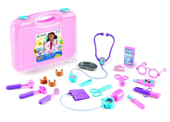 Ler9048-p. bộ đồ chơi bác sĩ màu hồng - pretend & play doctor kit pink - ảnh sản phẩm 1