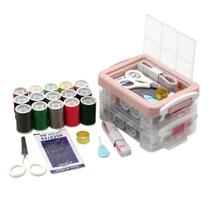 Sewing Kits DIY Multi-Function Sewing Box Set for Hand Quilting Stitching  Embroidery Thread Sewing Accessories
