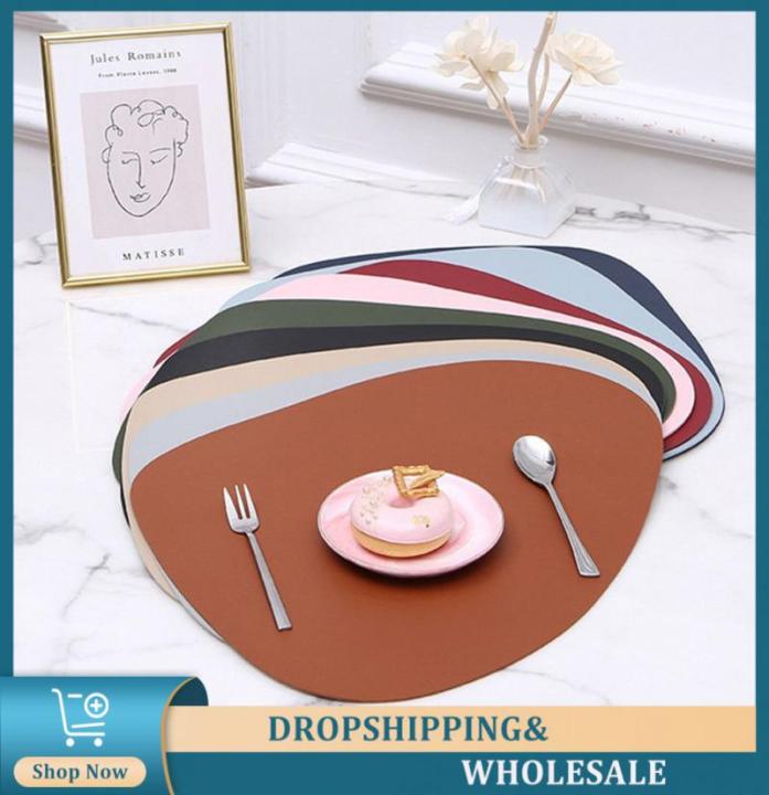 1pcs-pu-leather-placemats-for-table-waterproof-non-slip-table-mat-set-coaster-set-cup-wine-mat-tableware-pad-napkin-for-kitchen