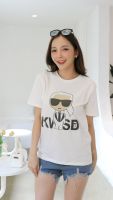 เสื้อยืด Karl Lagerfeld Logo T shirt เสื้อยืดงานพรีเมียม