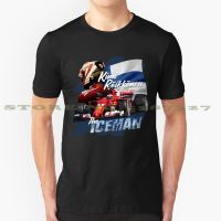 Kimi Raikkonen The Iceman Graphic Custom Funny Tshirt Kimi Kimi Raik Racing Race World Finland Finish Vettel