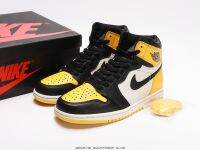 รองเท้าแอร์จอร์แดน 1 Retro High Og Yellow SIZE.36-40 รองเท้ากีฬา รองเท้าบาสเกตบอล รองเท้าผู้หญิง รองเท้าหุ้มข้อ ใส่สบาย ยืดเกาะได้ดี (83) (มีเก็บปลายทาง) [01]