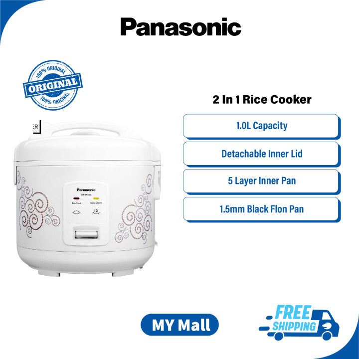 PANASONIC SR-JN105 RICE COOKER Periuk Nasi 电饭锅 1L RICE/PORRIDGE SR ...