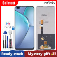 Salmatt หน้าจอเดิมสำหรับ Infinix Zero 8/X687สัมผัสหน้าจอ LCD หน้าจอดิจิตอลแทนการประกอบสำหรับ Infinix Zero 8/X687พร้อมเฟรมตรงกลางสำหรับ Infinix Zero 8 X687