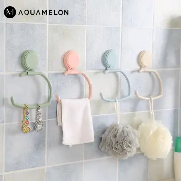 Norye Towel Clothes Hanger Hooks for Washroom Wall Mounted with