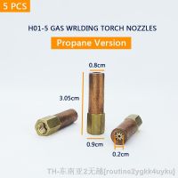 hk✢  5 H01-5 Gas Brazing Torch Nozzle Oxygen Propane  Liquified for Aluminum Solder Welding