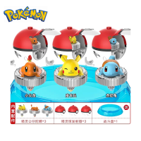 Pokemon Poke Ball Bulbasaur Pikachu Magic Gyroscope ของเล่นเด็กและเด็กชาย Pikachu Little Fire Dragon Battle Spinning Warball