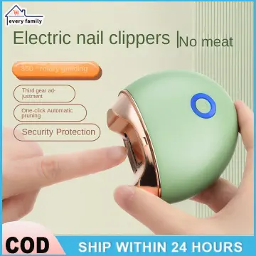 Electric Automatic Nail Clipper: Manicure and Pedicure Nail Trimmer