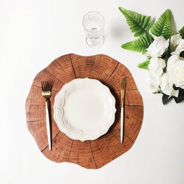 cc-imitation-wood-grain-placemat-round-table-dining-non-placemats-insulation-bowl-coaster