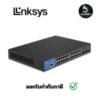 Linksys สวิทซ์ รุ่น LGS328C Gigabit Ethernet แบบปรับตั้งค่าได้ขนาด 24 พอร์ต พร้อม 4 10G SFP+ Uplinks รองรับระบบคลาวด์