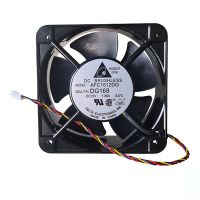 2Pcs Server Cooling Fan 150mm AFC1512DG 15cm 15050 12v 1.80a for 490/690 :PG168 NC466 DC Inverter, Aluminum Frame