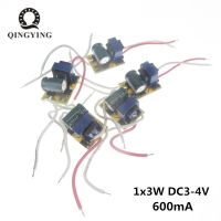 1pcs-10pcs 1x3W LED Driver DC3-4V Constant Current 600mA Lighting transformer for 3watt LED bulbs Spotlights Power Supply Electrical Circuitry Parts