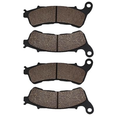 Cyleto Motorcycle Front Brake Pads for HONDA VFR 1200 VFR1200 Crosstourer 2012-2014 ST 1300 ST1300 Pan European No ABS 2008-2009