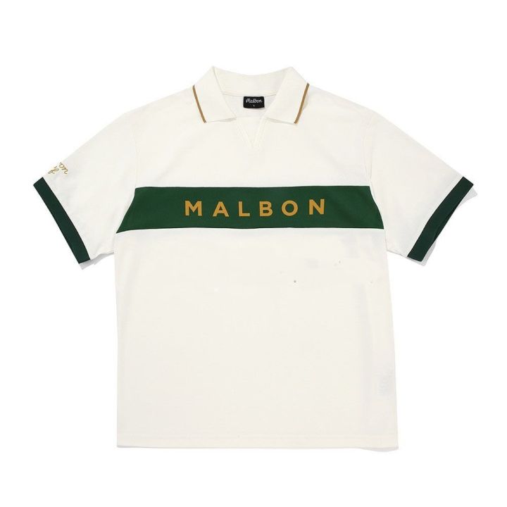 the-original-single-han-edition-malbon-golf-suit-mens-golf-horizontal-stripes-bump-color-quick-drying-polo-shirt-collar-with-short-sleeves-golf