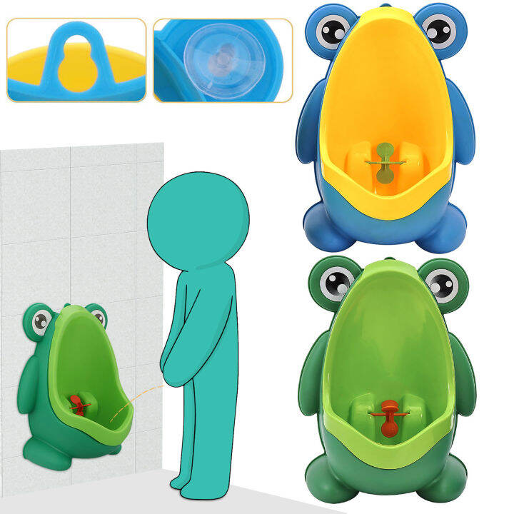 Kids Urinal Frog Cartoon Design Boy Toilet Urinal Wall Hung Urinal 1Pcs