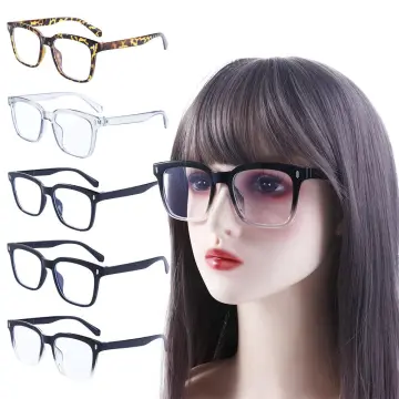 Fake Glasses Women Eyeglasses Korean Computer Eyewear Black Frame  Eyeglasses