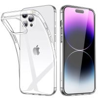 Clear Phone Case for iPhone 13 14 Pro Max 12 Mini 7 8 Plus Soft TPU Ultra-thin Back Cover Case for iPhone 11 PRO X XR XS MAX SE