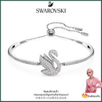 ?Swarovski?Swarovski Iconic Swan Swan สร้อยข้อมือเพชรสีขาว,S925 สร้อยข้อมือแฟชั่นสตรีเงินสเตอร์ลิง,ของขวัญวันเกิดวันวาเลนไทน์