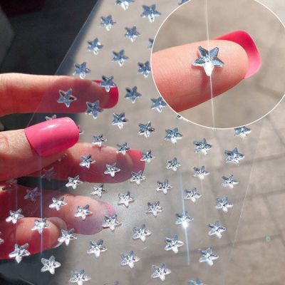【YF】 Flash Star Temporary Tattoo Face Sticker Waterproof Eye Makeup for Women Acrylic Gemstone Nail Tattoo Woman