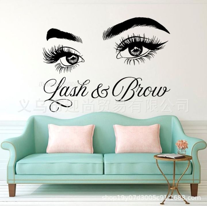 cod-factory-wholesale-eye-lash-wallpaper-decoration-car-bedroom-living-room-commercial-place-removable-pvc