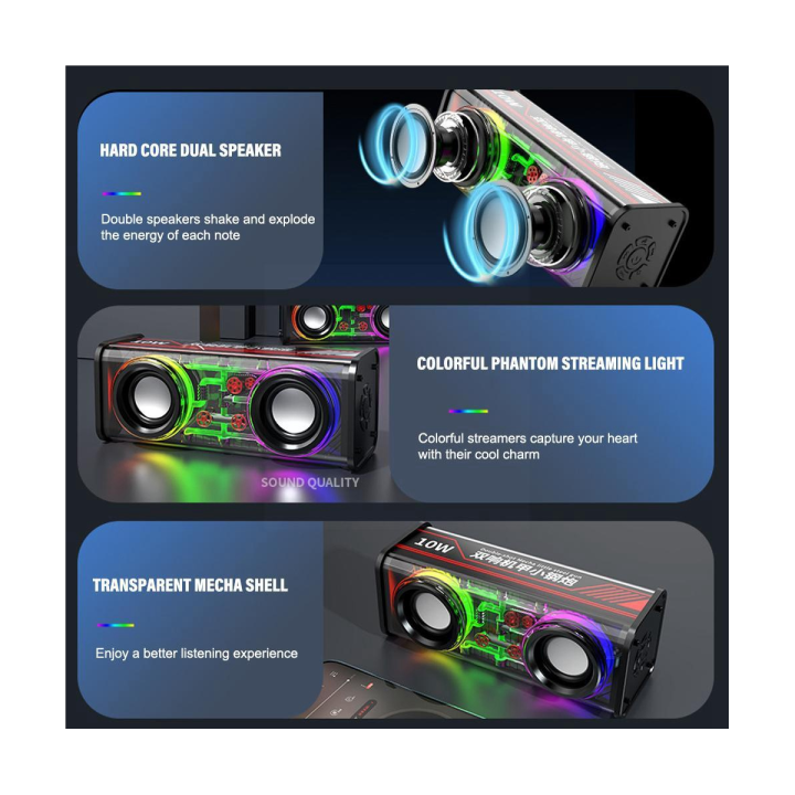 v8-transparent-bluetooth-speakers-rgb-light-wireless-outdoor-sports-bluetooth-audio-tws-subwoofer-speaker