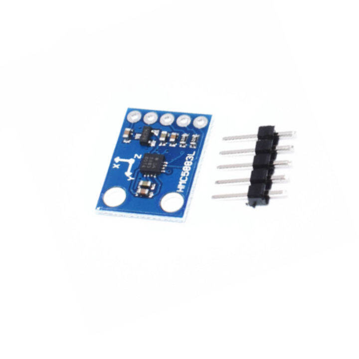 10pcs-gy-273-3v-5v-hmc5883l-triple-axis-เข็มทิศ-magnetometer-sensor-โมดูลสามแกน-magnetic-field-โมดูลสำหรับ-arduino