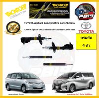 MONROE โช๊คอัพTOYOTA Alphard Gen2/Vellfire Gen1/Estima ปี 2008-2015 รุ่น OE spectrum (โปรส่งฟรี) รับประกัน2ปี 20,000กิโล