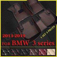 เสื่อปูพื้นรถยนต์สำหรับ BMW 3 F30 325I 320I 330I 318I ห้าประตู2013 2014 15 16 17 18 19แผ่นแปะเท้าอุปกรณ์ตกแต่งภายในผ้าคลุมปูพรม